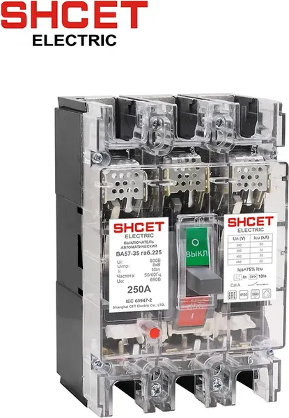 Выключатель автоматический SHCET 57-35 3Р 200А / S0001885