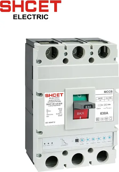 Выключатель автоматический SHCET 57-39 3Р 630А 70kA / S0000607