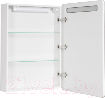 Шкаф с зеркалом для ванной Акватон Америна 60 (1A135302AM01R)