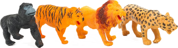 Набор фигурок игровых Рассказы о животных Дикие животные / YG97741-R - фото