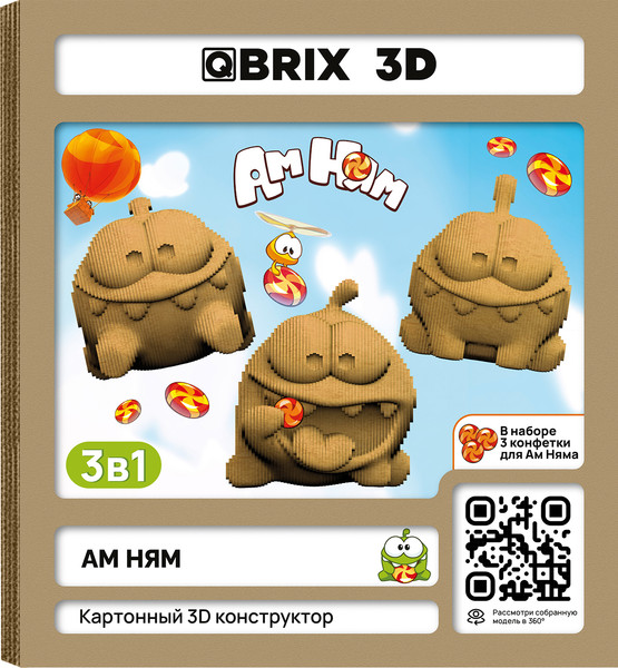 Конструктор QBRIX Ам Ням 3D 20110 - фото
