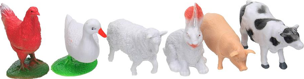 Набор фигурок игровых Рассказы о животных Домашние животные / 1601Z122-R - фото
