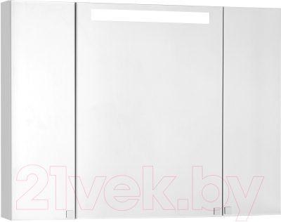 Шкаф с зеркалом для ванной Акватон Мадрид 100 (1A111602MA010) - фото