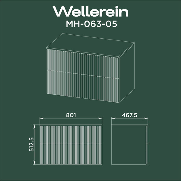 Тумба под умывальник Wellerein AMAL 06305