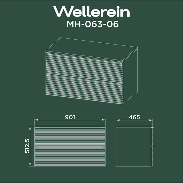 Тумба под умывальник Wellerein AMAL 06306