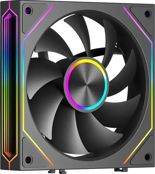 Вентилятор для корпуса PCCooler F3 X120 BK ARGB / F3X120-BKAC112-GL - фото