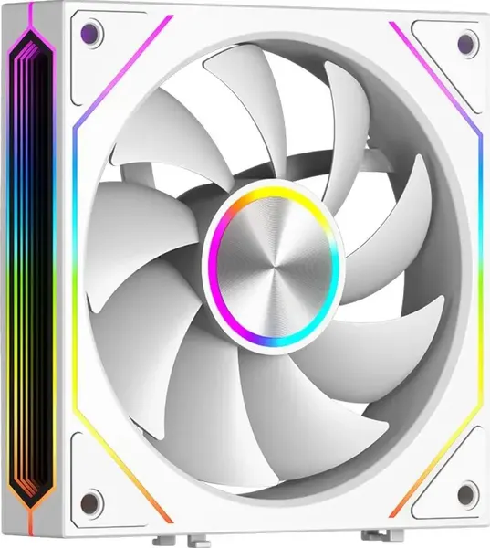 Вентилятор для корпуса PCCooler F3 X120 WH ARGB / F3X120-WHAC112-GL - фото