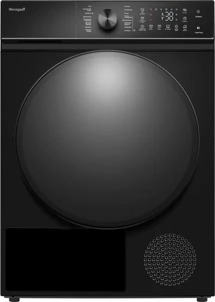 Сушильная машина Weissgauff WD 5910 Heat Pump Matt Black - фото