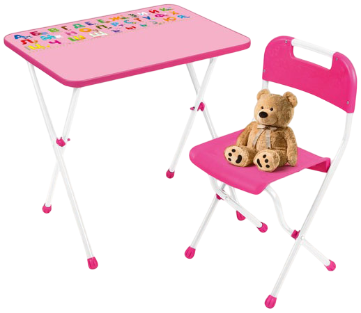 Комплект мебели с детским столом Ника INKFS1/Pink - фото