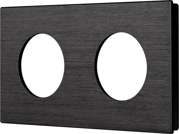 Рамка для выключателей и розеток Arlight FRM-PRESTO-ALR-2-BK / 043875 - фото