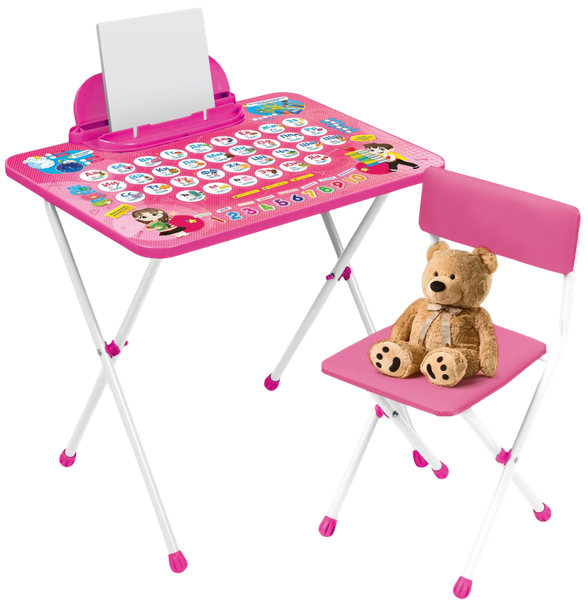 Комплект мебели с детским столом Ника INKFS2/Pink - фото