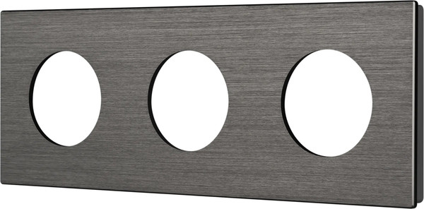 Рамка для выключателей и розеток Arlight FRM-PRESTO-ALR-3-GR / 043873 - фото