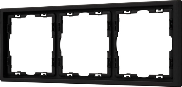 Рамка для выключателей и розеток Arlight FRM-NOBE-SFPL-3-BK / 054220 - фото