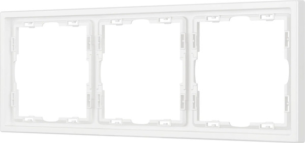 Рамка для выключателей и розеток Arlight FRM-NOBE-SFPL-3-WH / 054219 - фото