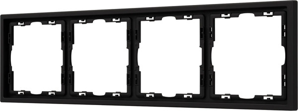 Рамка для выключателей и розеток Arlight FRM-NOBE-SFPL-4-BK / 054224 - фото