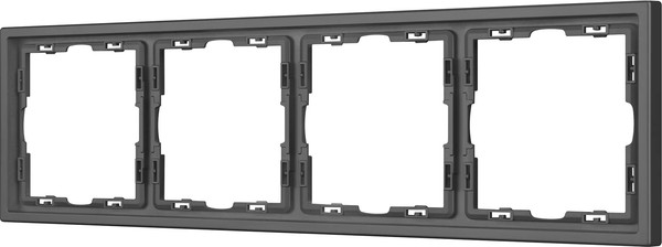 Рамка для выключателей и розеток Arlight FRM-NOBE-SFPL-4-GR / 054226 - фото