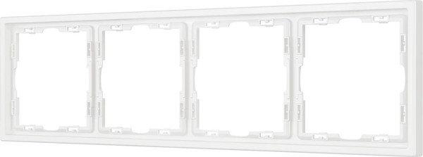 Рамка для выключателей и розеток Arlight FRM-NOBE-SFPL-4-WH / 054223 - фото