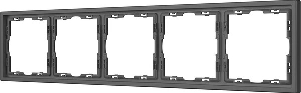 Рамка для выключателей и розеток Arlight FRM-NOBE-SFPL-5-GR / 054230 - фото