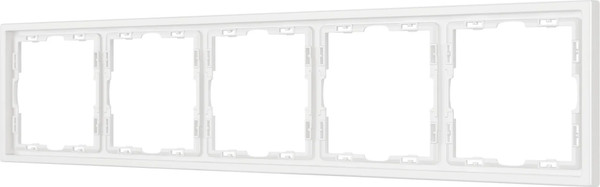Рамка для выключателей и розеток Arlight FRM-NOBE-SFPL-5-WH / 054227 - фото