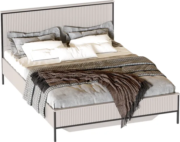 Двуспальная кровать Мебельград Нора 180х200 - фото