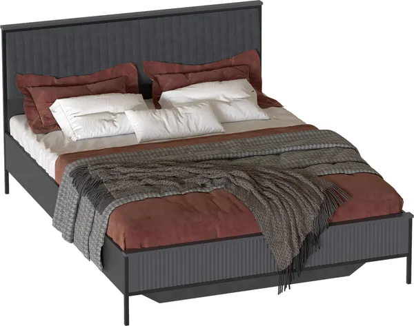 Двуспальная кровать Мебельград Нора 160х200 - фото