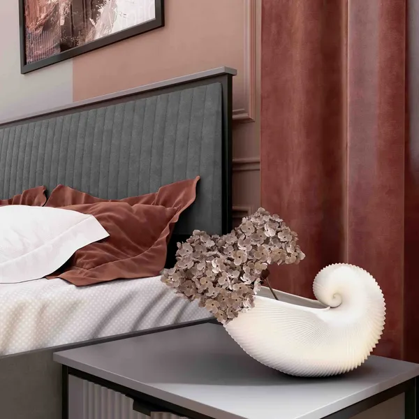 Двуспальная кровать Мебельград Нора 160х200