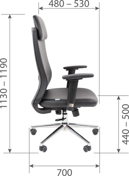 Кресло офисное Chairman 500LUX