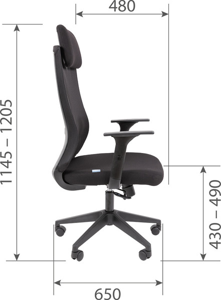 Кресло офисное Chairman 500LT 