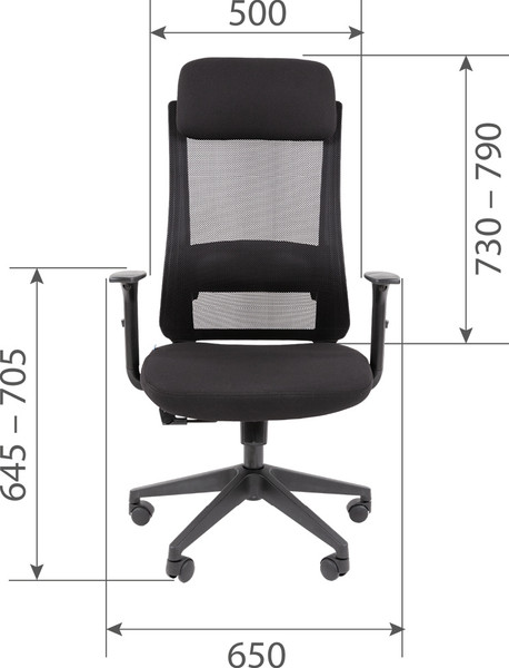 Кресло офисное Chairman 500LT 