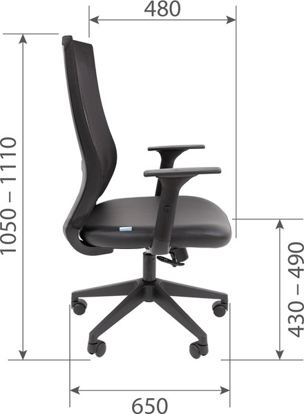 Кресло офисное Chairman 500LT