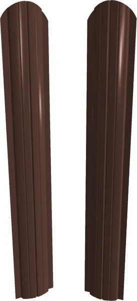 Штакетник металлический Скайпрофиль Европланка-Ислочь 108 Пэ RAL8017 - фото