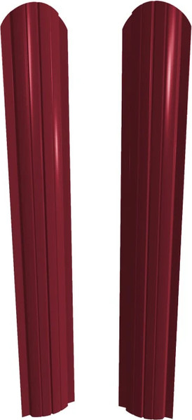 Штакетник металлический Скайпрофиль Европланка-Ислочь 108 Пэ RAL3005/RAL3005 - фото