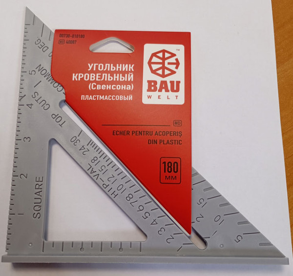 Угольник Bauwelt 00730-010180