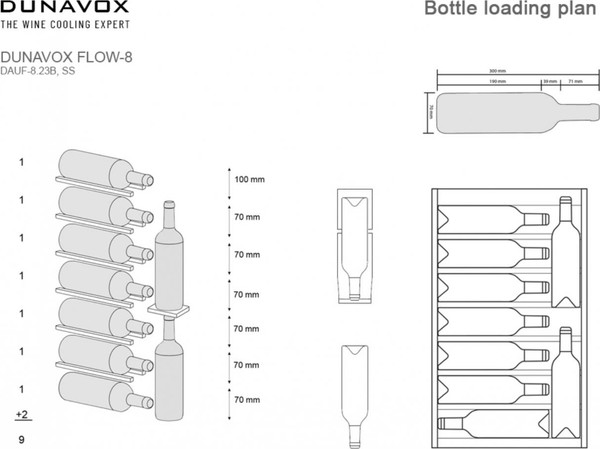 Винный шкаф DUNAVOX DAUF-8.23SS