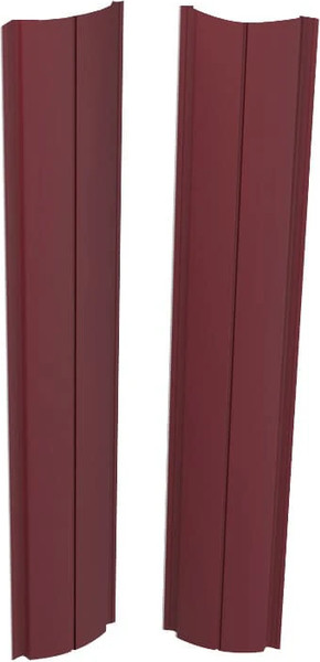 Штакетник металлический Скайпрофиль Европланка-Свитязь 130 прямой Пэ RAL3005/3005 - фото