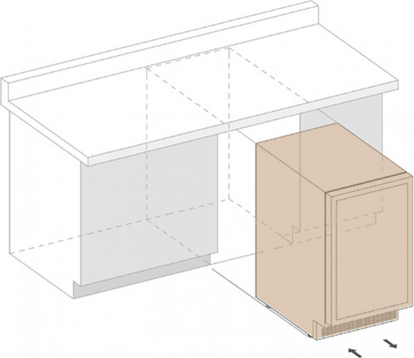 Винный шкаф DUNAVOX DAUF-45.125DSS.TO