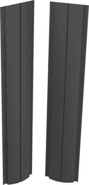 Штакетник металлический Скайпрофиль Европланка-Свитязь 130 прямой Пэ RAL7024/7024 - фото