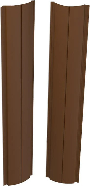 Штакетник металлический Скайпрофиль Европланка-Свитязь 130 прямой Пэ RAL8017 - фото