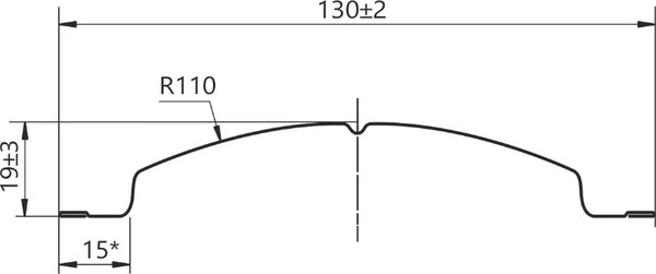 Штакетник металлический Скайпрофиль Европланка-Свитязь 130 прямой Пэ RAL8017