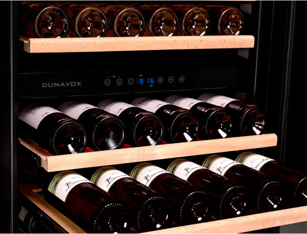 Винный шкаф DUNAVOX DX-166.428DBK
