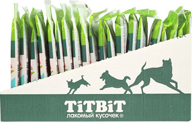 Лакомство для собак TiTBiT Dental+ Трубочка с мясом индейки / 13991