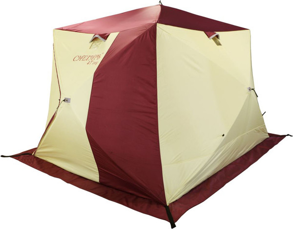 Палатка Снегирь Зимняя 4Т Long Компакт - фото