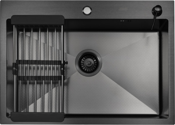 Мойка кухонная Arfeka ECO AR 70x50+ CL AR+DS AR Decor  - фото