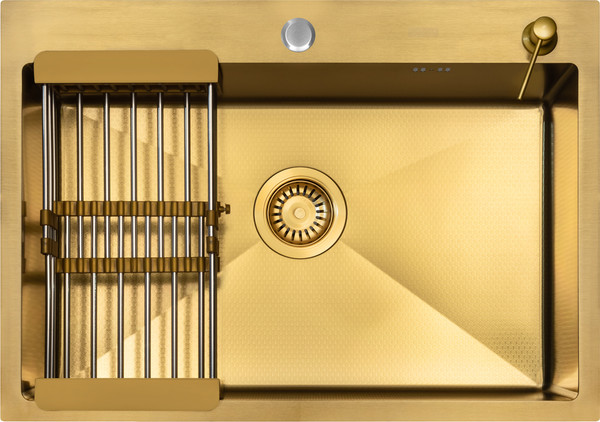 Мойка кухонная Arfeka ECO AR 70x50+ CL AR+DS AR Decor  - фото