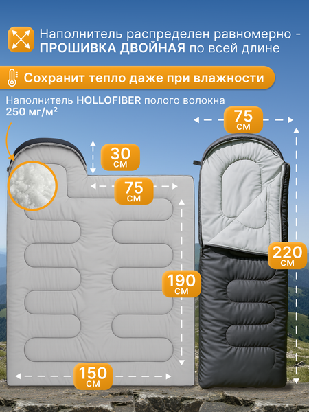 Спальный мешок Homa SI2250