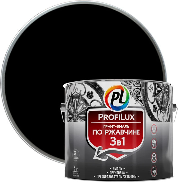 Грунт-эмаль Profilux По ржавчине 3в1 - фото