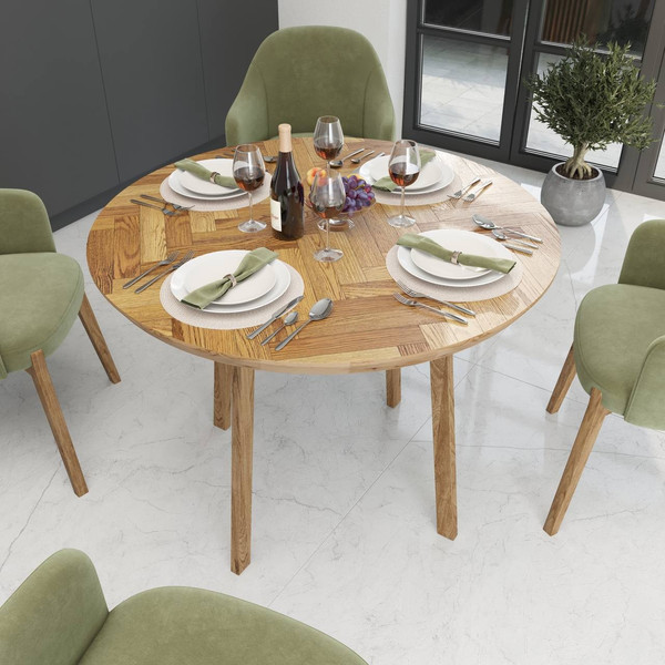 Обеденный стол SemWood СОБ/Д-М10/1000.1000Е/К