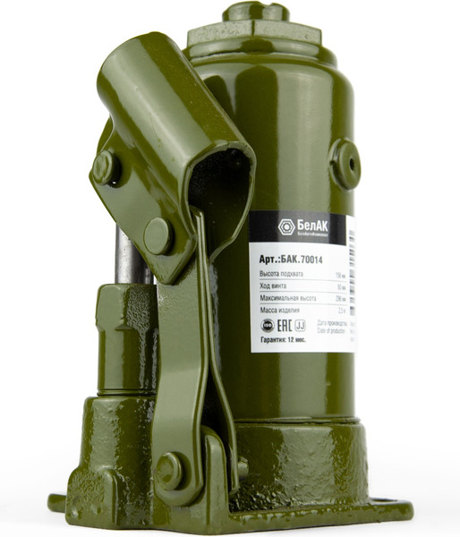 Бутылочный домкрат БелАК Eco 5т / БАК.70014