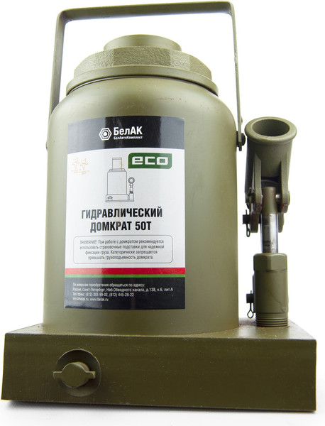 Бутылочный домкрат БелАК Eco 50т / БАК.70023