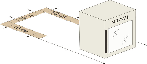 Винный шкаф Meyvel MV06-BSF1 (easy)